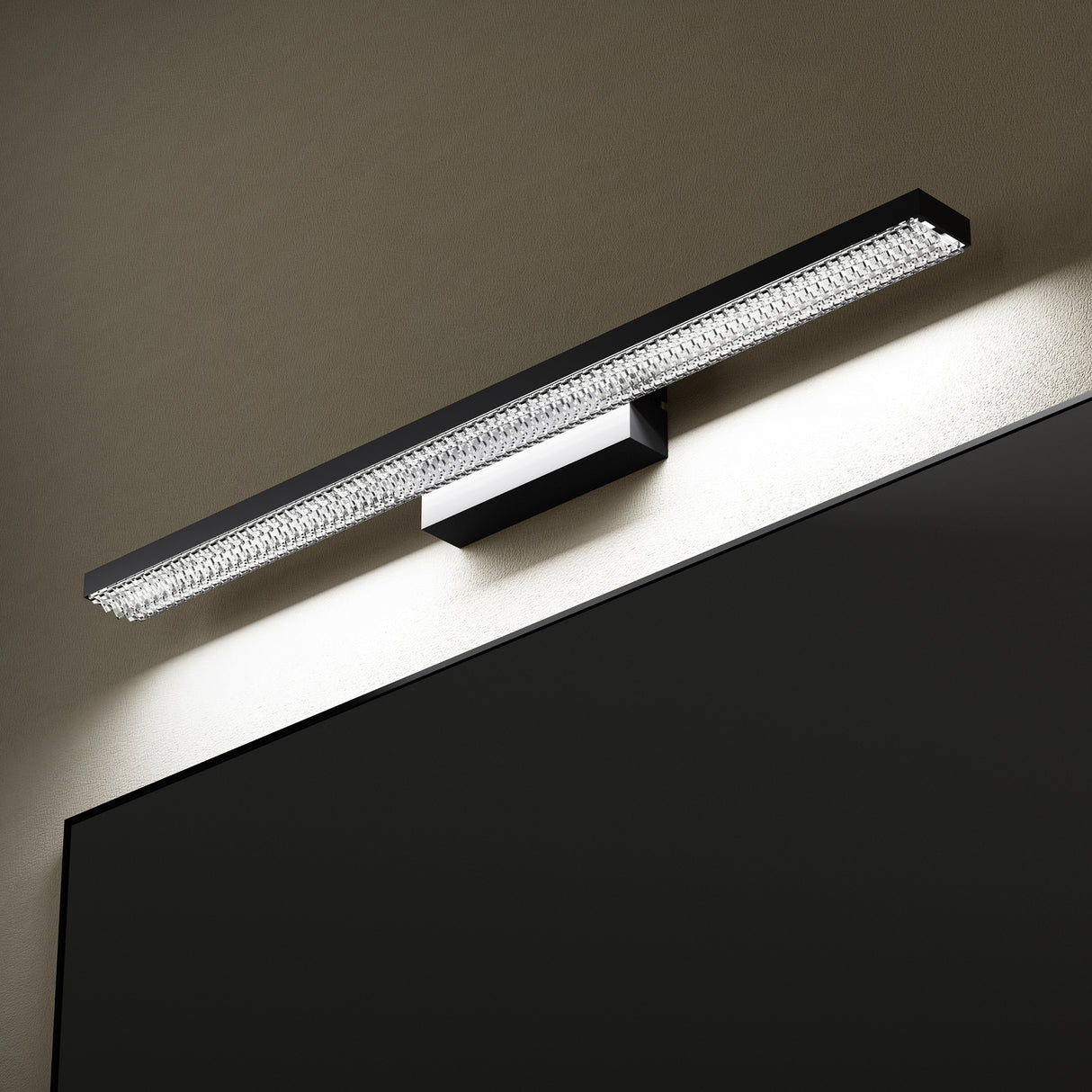 Lampe de salle de bain LED pour miroir Glasvilla | Lampe miroir, lampe de salle de bain 6000K | Applique murale LED 14W