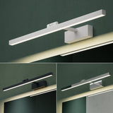 Lampe de salle de bain LED pour miroir Glasvilla | Lampe miroir, lampe de salle de bain 4000K | 9 W rotatif à 180° d'une beauté radieuse 