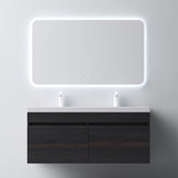 Ensemble de meubles de salle de bain Glasvilla Meubles de salle de bain avec lavabo en fonte minérale Meuble sous-vasque Botanica 