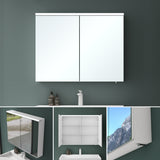 Glasvilla armoire de toilette avec éclairage LED armoire de toilette armoire murale miroir de salle de bain armoire miroir-03