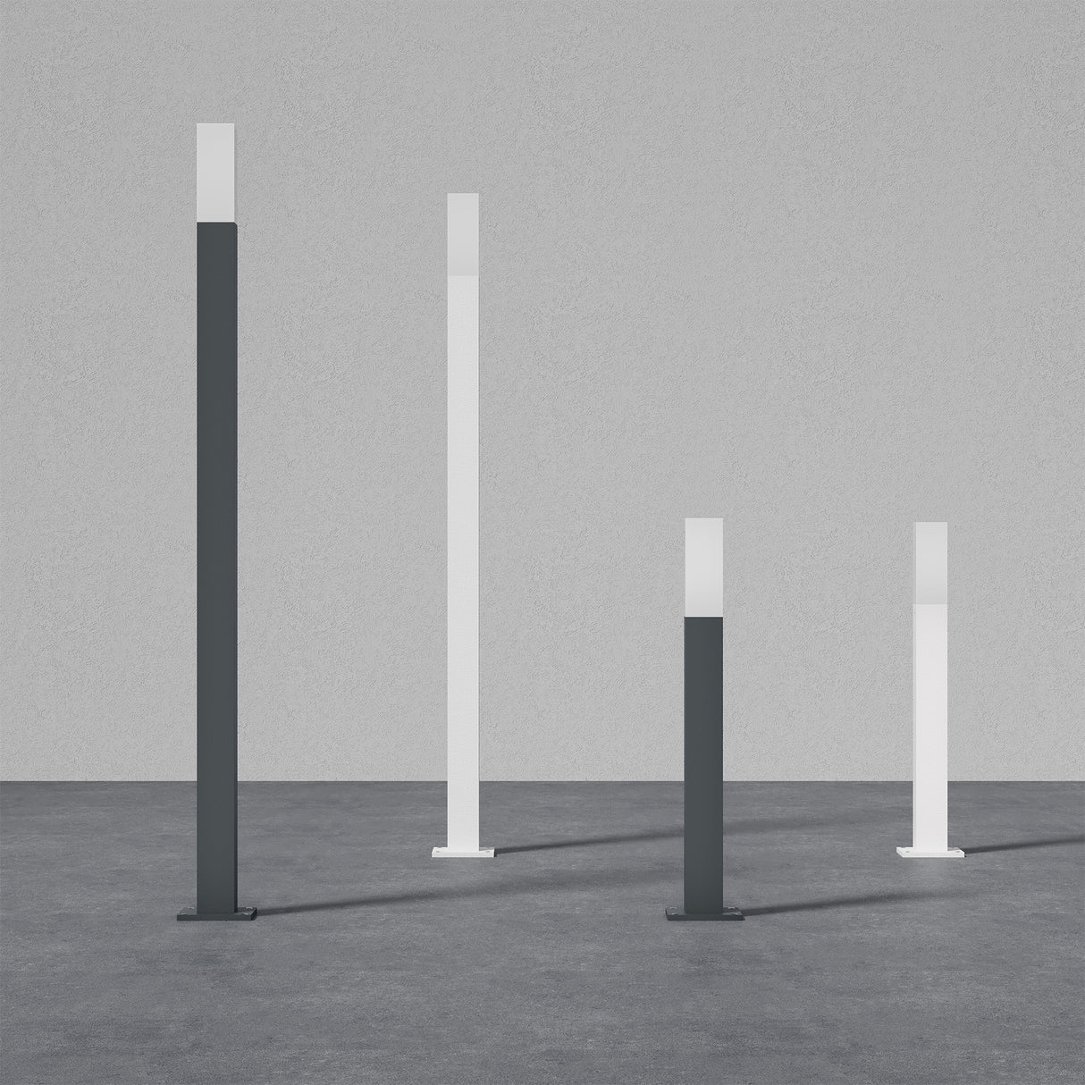 éclairage extérieur glasvilla IP65 éclairage de chemin extérieur | Borne lumineuse pour jardin, lampadaire 3000K, lampe de jardin | Lampadaire d'extérieur 3W Deus Lumina 