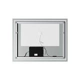 Miroir mural de salle de bain Glasvilla, miroir de salle de bain LED avec interrupteur tactile, revêtement antibuée [Classe énergétique F] 02