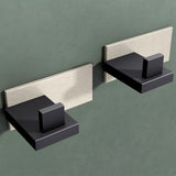 glasvilla Kleiderhaken Wandgarderobe Wandhaken aus Edelstahl Garderobenleiste Garderobenhaken Stalo-06+Stalo-07