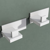 glasvilla Kleiderhaken Wandgarderobe Wandhaken aus Edelstahl Garderobenleiste Garderobenhaken Stalo-06+Stalo-07