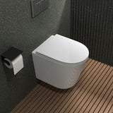 glasvilla Spülrandlos Wand WC Hänge WC Spülrandloses Toilette Softclose WC-Sitz Aachen108