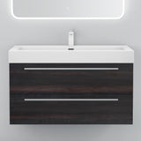 glasvilla Badmöbel-Set Waschbeckenunterschrank Waschtisch mit Unterschrank inkl. Mineralguss-Waschbecken Quadratto