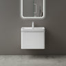 conjunto de muebles de baño glasvilla mueble de lavabo con cajones de cierre suave incluido lavabo de mineral Ancona