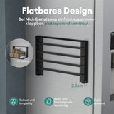 glasvolla Handtuchhalter Badetuchhalter Magnetische Regale für Waschmaschine Klappregal Wandregal ohne Bohren 41x25cm Multifunktionaler Regal für Kühlschrankseit, Bad, Küche Folda-01