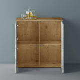 Commode de rangement à 4 portes, buffet, meuble polyvalent, meuble de rangement Glasvilla Schrank04