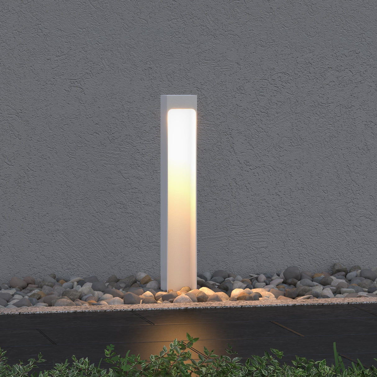 éclairage extérieur glasvilla IP65 éclairage de chemin extérieur | Borne d'éclairage extérieure pour jardin, lampadaire de jardin 3000K | Lampadaire d'extérieur 5W BaldersLights 