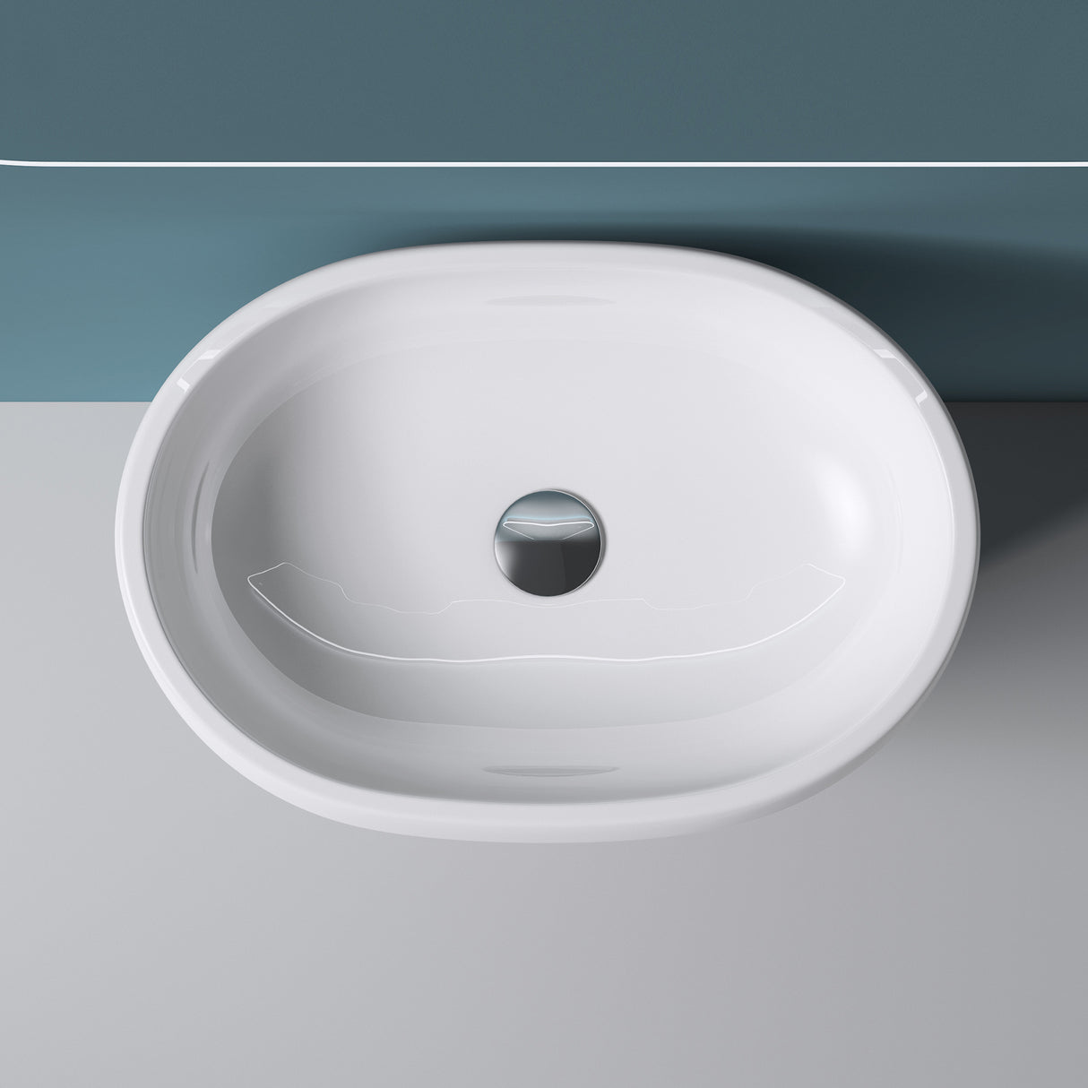 glasvilla Design Standwaschbecken freistehend Col32 aus Mineralguss Waschtisch Standwaschbecken