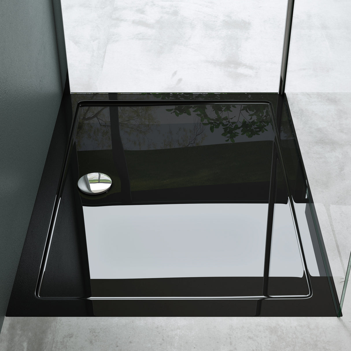 Receveur de douche glasvilla en acrylique de haute qualité, rectangulaire 90-160 cm Faro