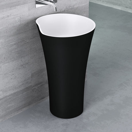 glasvilla Design Standwaschbecken freistehend Col30 aus Mineralguss Waschtisch