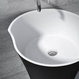 glasvilla Design Standwaschbecken freistehend Col30 aus Mineralguss Waschtisch