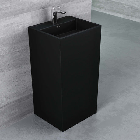 glasvilla Design Standwaschbecken freistehend Col34 aus Mineralguss Waschtisch