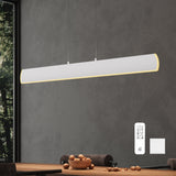 glasvilla Lampadario a Sospensione 20W, 100 CM Lampada da Soffitto a Sospensione Dimmerabile con Telecomando 3000K/4000K/6000K per Camera da Letto e Soggiorno