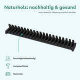 Glasvilla Design – Perchero de pared de madera con 7 ganchos magnéticos abatibles Twigro-01