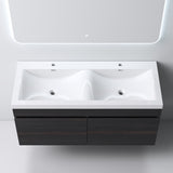 Ensemble de meubles de salle de bain Glasvilla Meubles de salle de bain avec lavabo en fonte minérale Meuble sous-vasque Botanica 