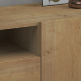 Meuble TV Glasvilla Meuble TV 3 portes avec fermeture amortie Meuble bas mural Table TV pour salon Fernsehschrank03