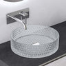 glasvilla Waschbecken Glas Aufsatzwaschbecken Glaswaschbecken Handwaschbecken Rund Waschschale