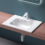glasvilla Waschbecken Einbauwaschbecken Waschtisch Einbauwaschtisch aus Mineralguss Col02