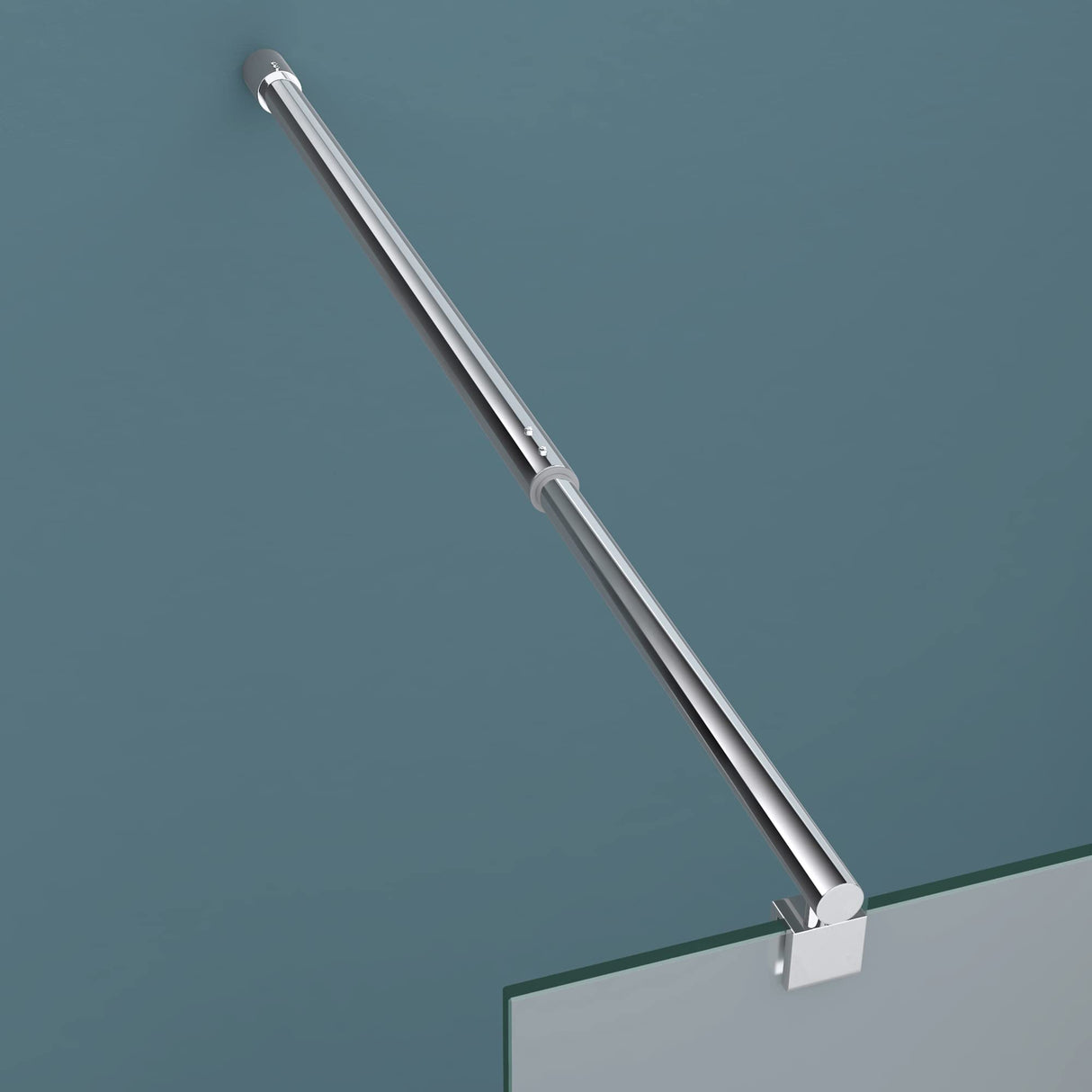 Paroi de douche Glasvilla pour douche, cloison de douche à l'italienne, verre de sécurité ESG 10 mm, verre NANO BRAM1 et BRAM3 Bremen2VS