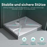 Duschwannenfüße Duschwannenfuß Brausewannenfuß Montagefuß für Duschwannen in X-Form Duschwannengestell mit 5 Stellfüßen