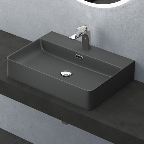 glasvilla Waschbecken Aufsatzwaschbecken Meissen201 Waschtisch aus Keramik inkl. Nano-Beschichtung