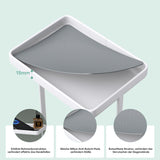 soporte de papel higiénico glasvilla de pie con estante soporte de rollos de inodoro soporte de papel higiénico independiente soporte de rollos de WC 16x12x52cm Reglo-04