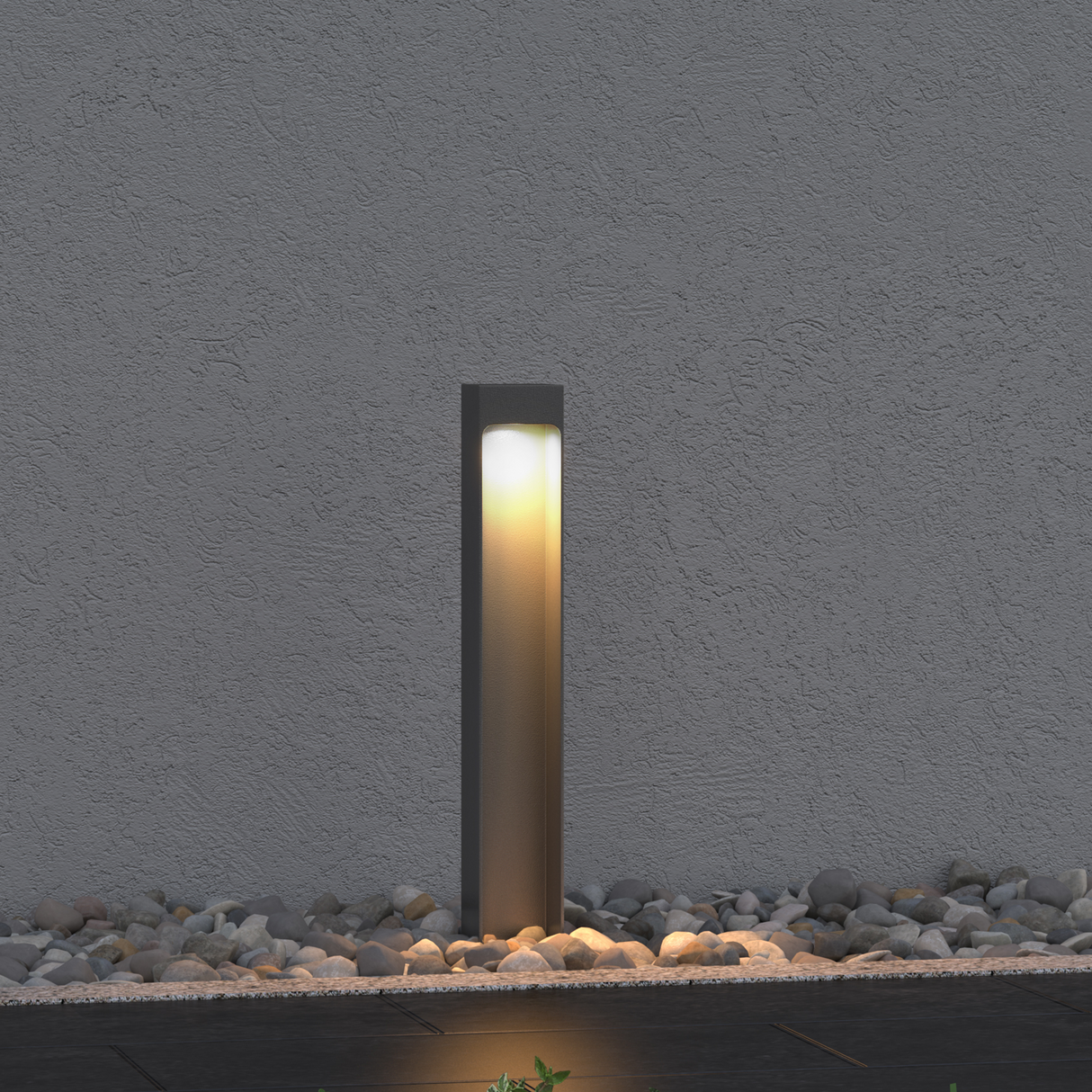 éclairage extérieur glasvilla IP65 éclairage de chemin extérieur | Borne d'éclairage extérieure pour jardin, lampadaire de jardin 3000K | Lampadaire d'extérieur 5W BaldersLights 