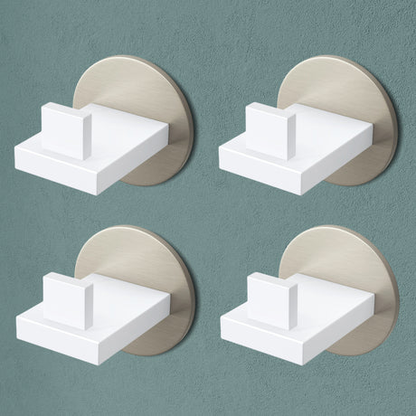 glasvilla Appendiabiti da Parete in Acciaio Inossidabile 304, Attaccapanni da Muro per Camera da Letto, Ingresso, Cucina, Stalo-08+Stalo-09