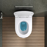 glasvilla Spülrandlos Wand WC Hänge WC Spülrandloses Toilette Softclose WC-Sitz Aachen108