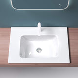 glasvilla Waschbecken Einbauwaschbecken Waschtisch Einbauwaschtisch aus Mineralguss Col02