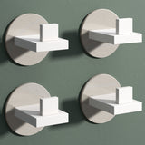 Glasvilla Design – Ganchos de pared de acero inoxidable Stalo-08 / Stalo-09 con montaje adhesivo o atornillado