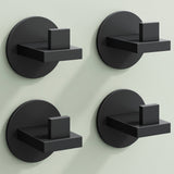 Glasvilla Design – Ganchos de pared de acero inoxidable Stalo-08 / Stalo-09 con montaje adhesivo o atornillado
