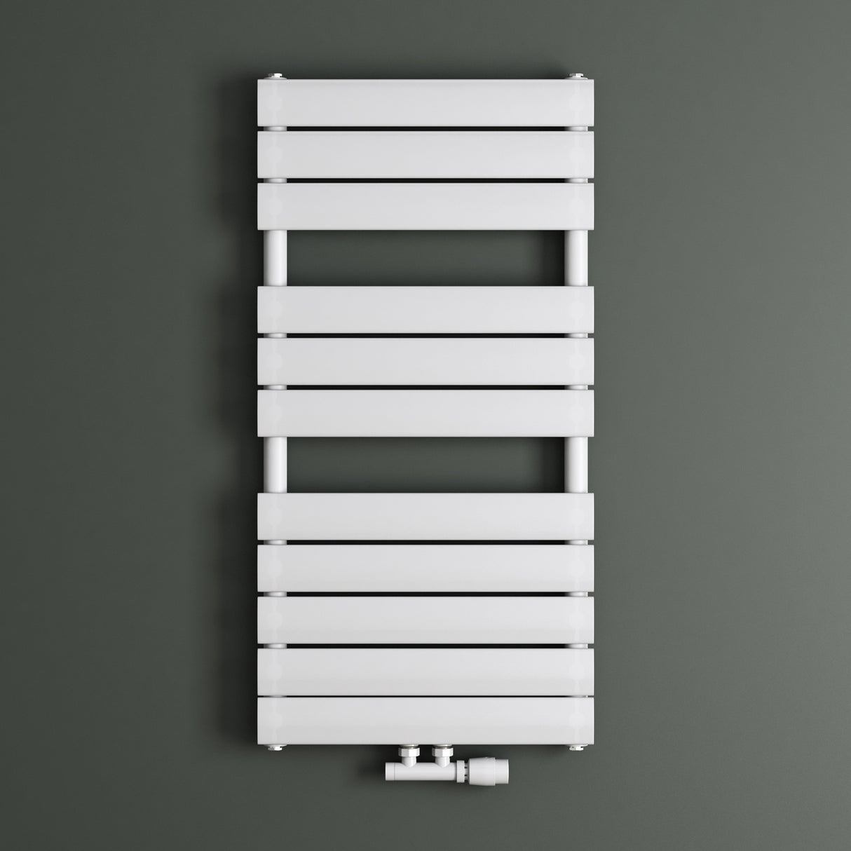 radiateur de salle de bain glasvilla raccordement latéral plat et raccordement central radiateur panneau chauffe-serviettes horizontal chauffage de salle de bain FH 