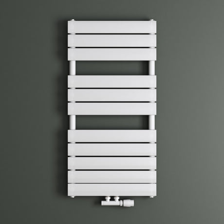 radiateur de salle de bain glasvilla raccordement latéral plat et raccordement central radiateur panneau chauffe-serviettes horizontal chauffage de salle de bain FH 