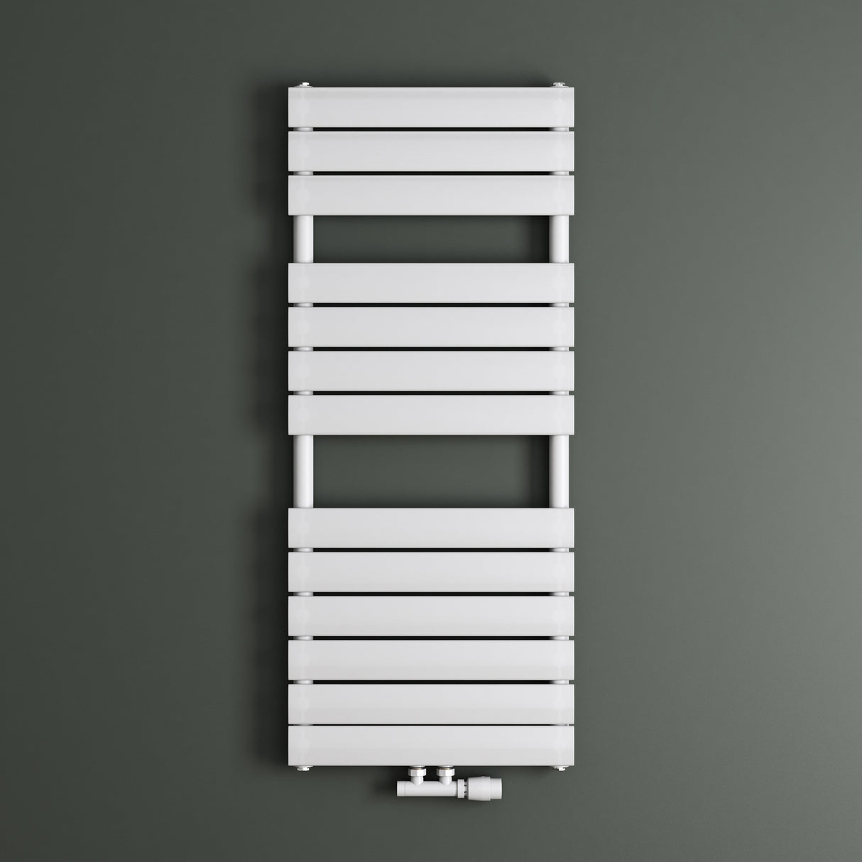 radiateur de salle de bain glasvilla raccordement latéral plat et raccordement central radiateur panneau chauffe-serviettes horizontal chauffage de salle de bain FH 