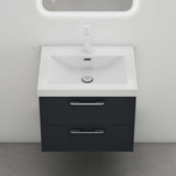 Meuble de salle de bain glasvilla 2 pièces : lavabo et meuble bas prêts à monter Bavaria 