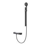 sistema de ducha glasvilla con termostato, conjunto completo de grifería de ducha con bloqueo de seguridad, ducha regulable en altura con 3 tipos de chorro y salida inferior de latón sistema de ducha9