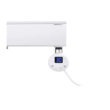 Élément chauffant Glasvilla avec thermostat, élément chauffant électrique avec écran LCD, cartouche chauffante en acier inoxydable, élément chauffant pour radiateurs de salle de bain, sèche-serviettes