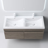 Ensemble de meubles de salle de bain Glasvilla Meubles de salle de bain avec lavabo en fonte minérale Meuble sous-vasque Botanica 