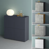 Commode de rangement à 4 portes, buffet, meuble polyvalent, meuble de rangement Glasvilla Schrank04