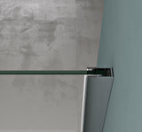Cabine de douche Glasvilla avec mécanisme de levage et d'abaissement Rav36-Plus, verre transparent de 8 mm, verre de sécurité ESG, nano-revêtement