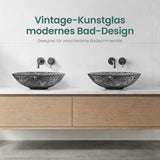 Lavabo de Vidrio Glasvilla Minerva Lavabo Sobre Encimera Ovalado