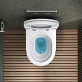 glasvilla Spülrandlos Wand WC Hänge WC Spülrandloses Toilette Softclose WC-Sitz Aachen108
