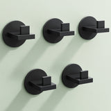 Glasvilla Design – Ganchos de pared de acero inoxidable Stalo-08 / Stalo-09 con montaje adhesivo o atornillado