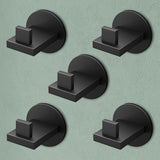 Glasvilla Design – Ganchos de pared de acero inoxidable Stalo-08 / Stalo-09 con montaje adhesivo o atornillado