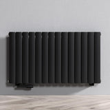 radiateur de salle de bain glasvilla à raccordement central plat et à raccordement latéral radiateur à panneau chauffage de salle de bain monocouche en acier FV