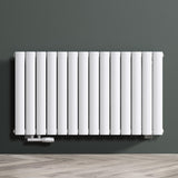 radiateur de salle de bain glasvilla à raccordement central plat et à raccordement latéral radiateur à panneau chauffage de salle de bain monocouche en acier FV